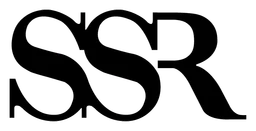 SSR logo, black version, on a transparent background