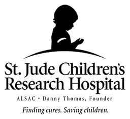St Jude logo, black icon version, on a transparent background