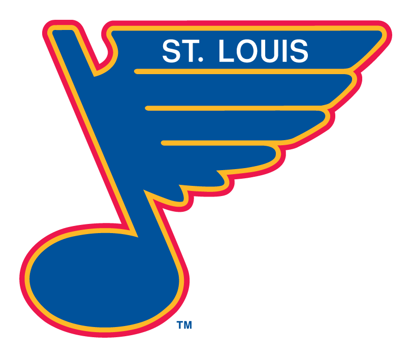 St Louis Blues logo on a transparent background