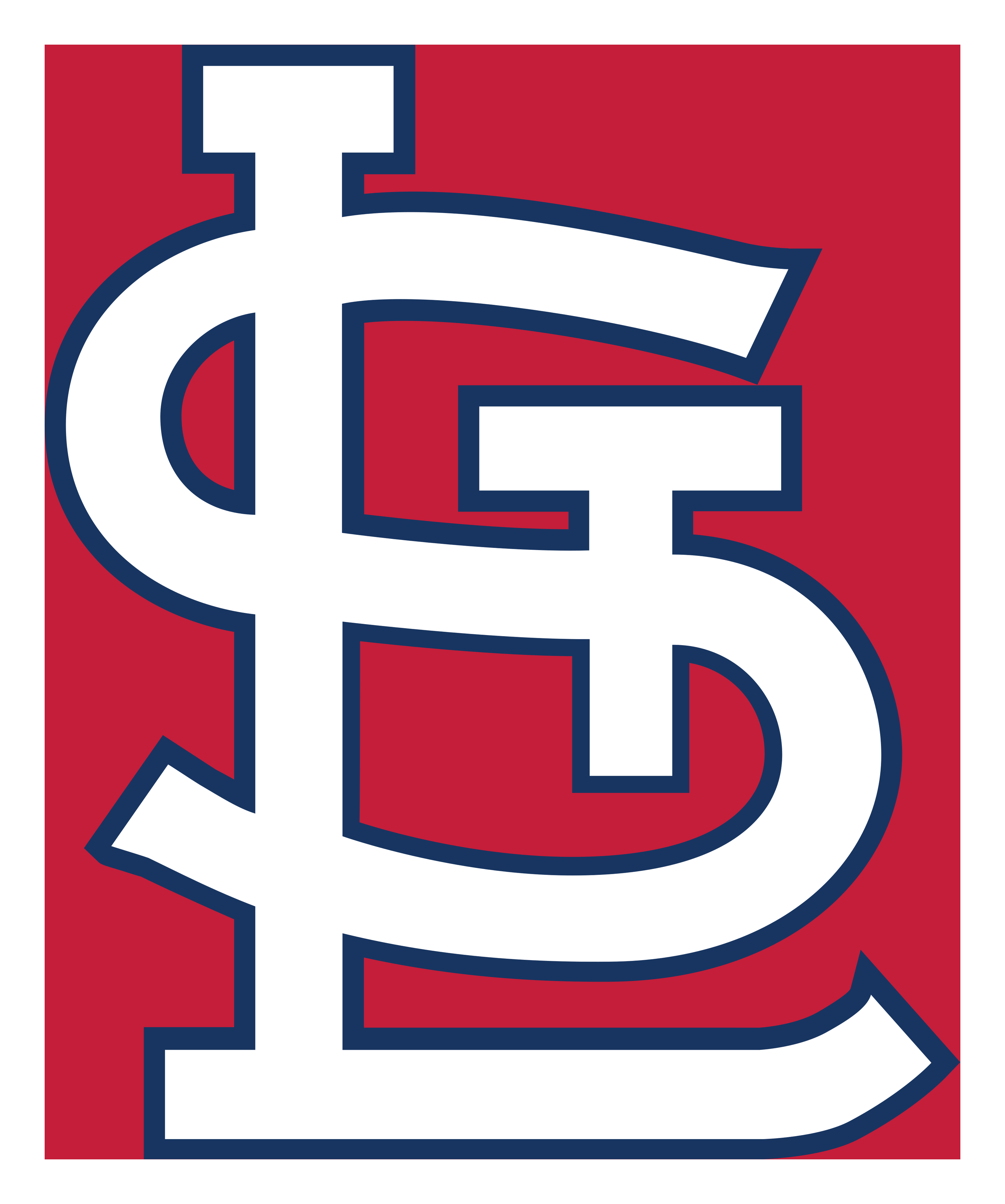 St Louis Cardinals logo on a transparent background