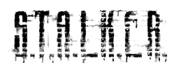 Stalker logo, monochrome wordmark version, on a transparent background