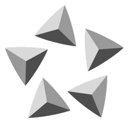 Star Alliance logo, monochrome icon version, on a transparent background