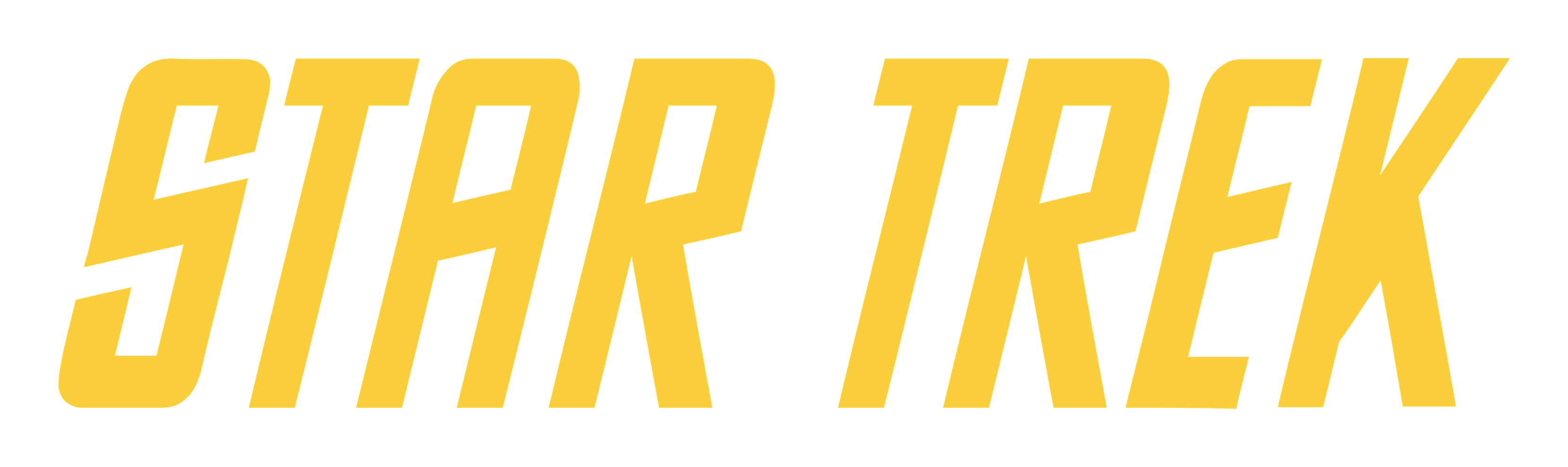 Star Trek logo on a transparent background