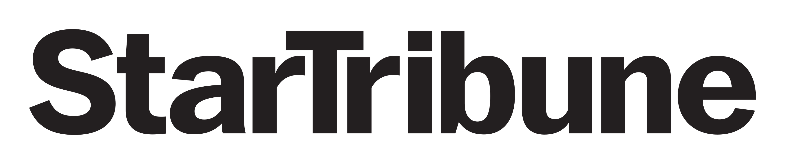 Star Tribune Logo auf transparentem Hintergrund