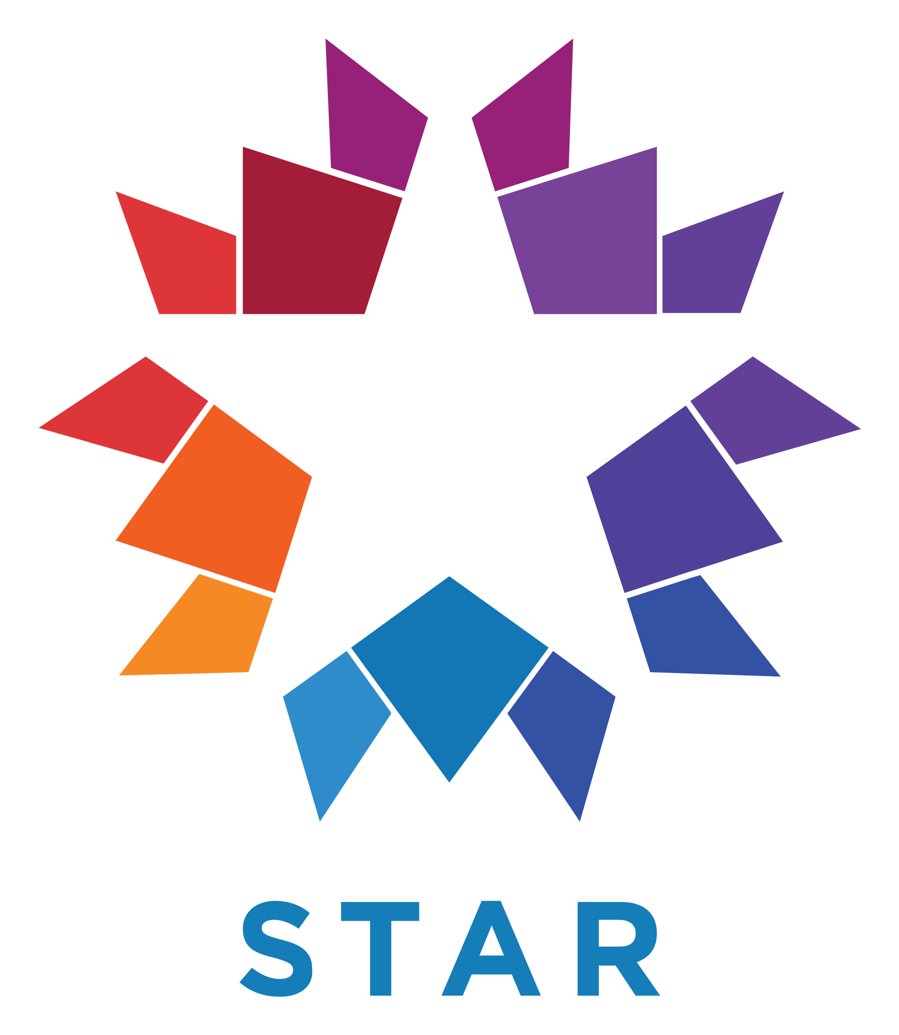 Star TV logo on a transparent background