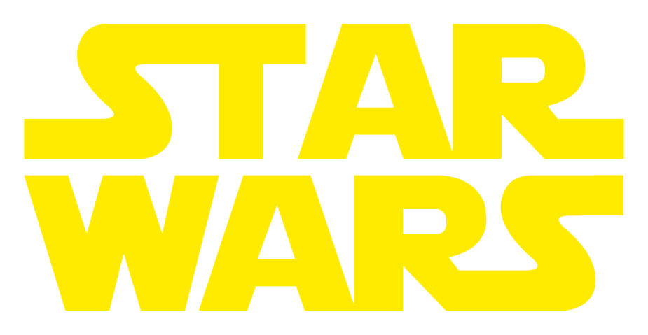 Star Wars のロゴ（背景透過）