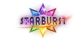 Starburst logo, horizontal version, on a transparent background