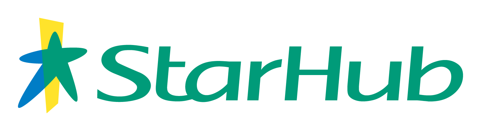 Starhub logo on a transparent background