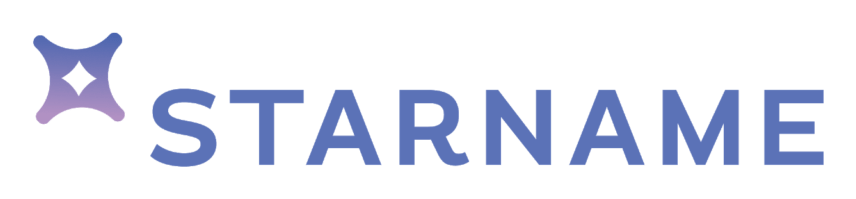 Starname logo on a transparent background