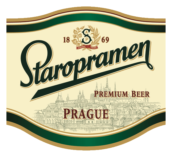 Staropramen logo on a transparent background