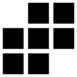 Logo da Stata, versão ícone preto, em fundo transparente
