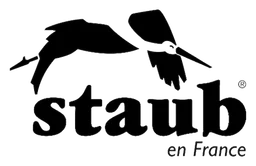 Staub のロゴ、ブラックバージョン（背景透過）