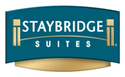 Staybridge Suites logo, horizontal version, on a transparent background