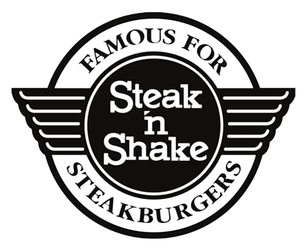 Steak N Shake logo on a transparent background
