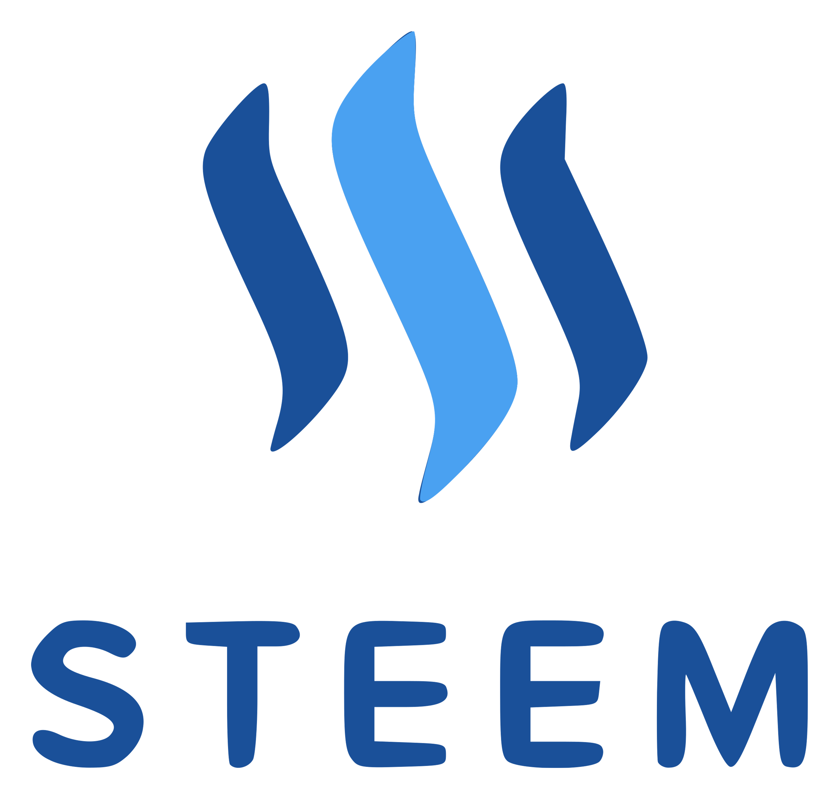 Steem logo on a transparent background