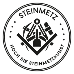 Steinmetz logo, black icon version, on a transparent background