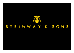 Steinway logo, black version, on a transparent background