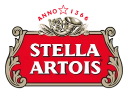 Stella Artois logo, horizontal version, on a transparent background