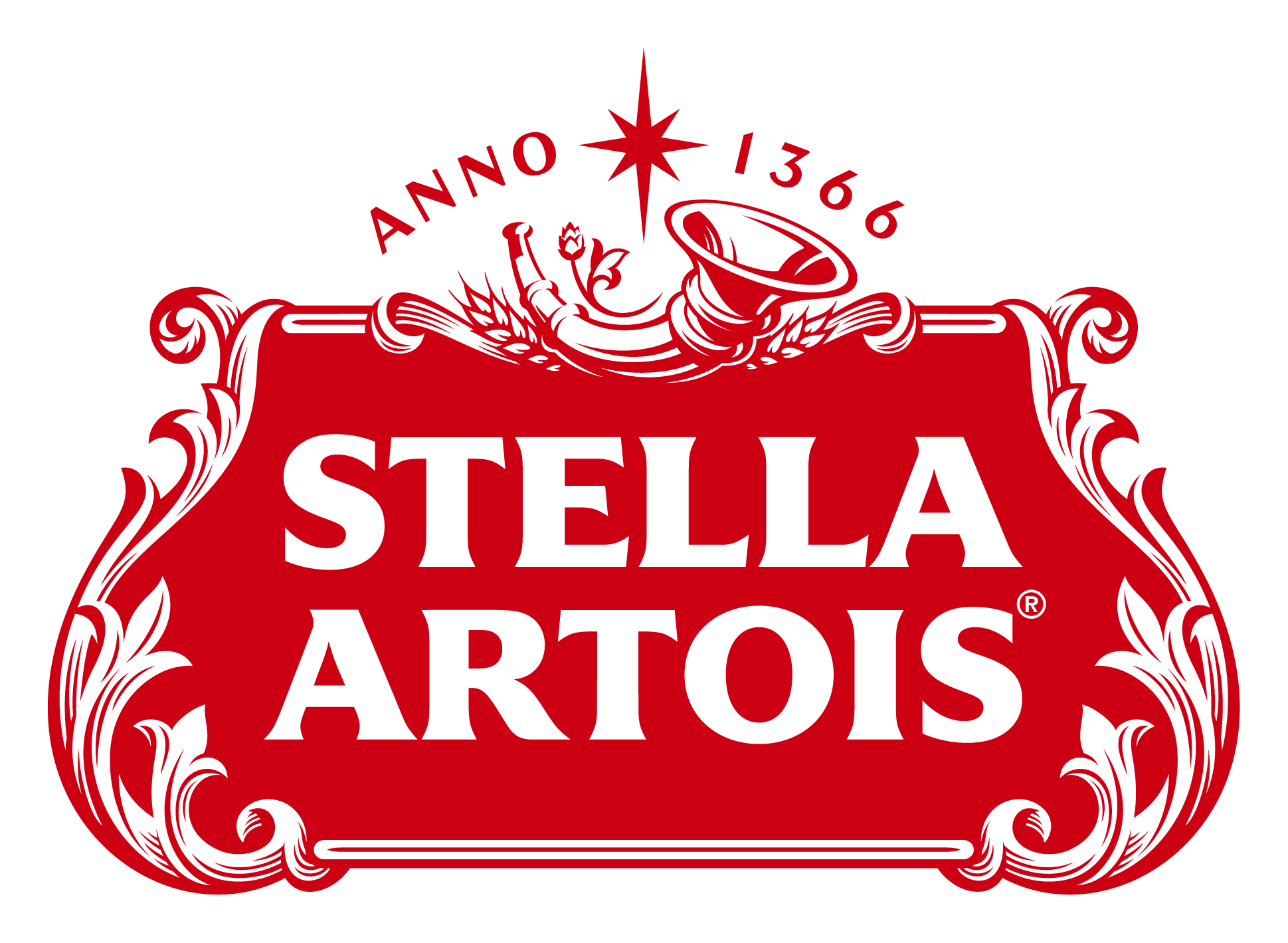 Stella Artois logo on a transparent background