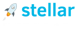 Stellar logo, wordmark version, on a transparent background