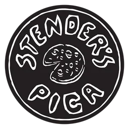 Stenders logo, black icon version, on a transparent background
