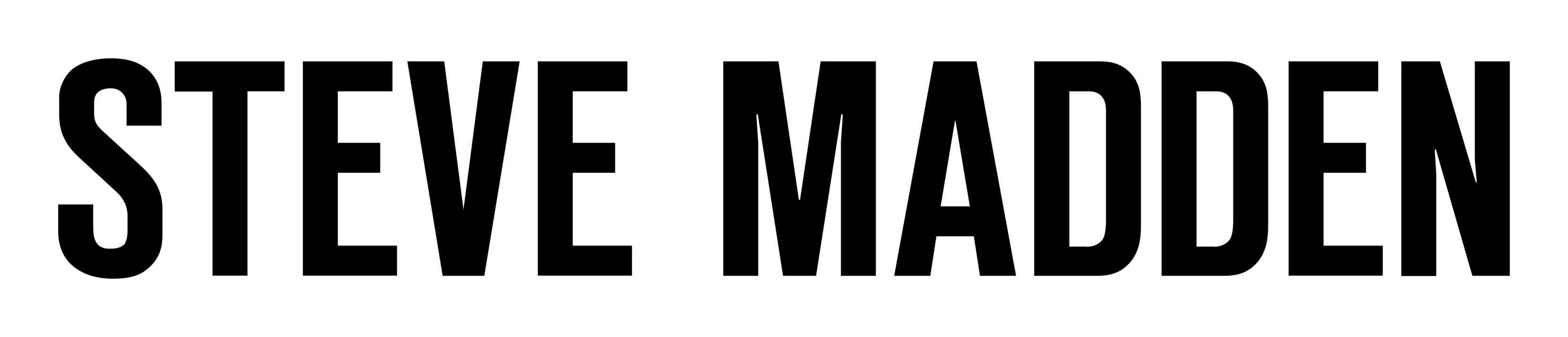 Steve Madden logo on a transparent background