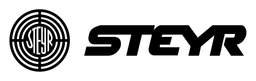 Steyr logo, black wordmark version, on a transparent background