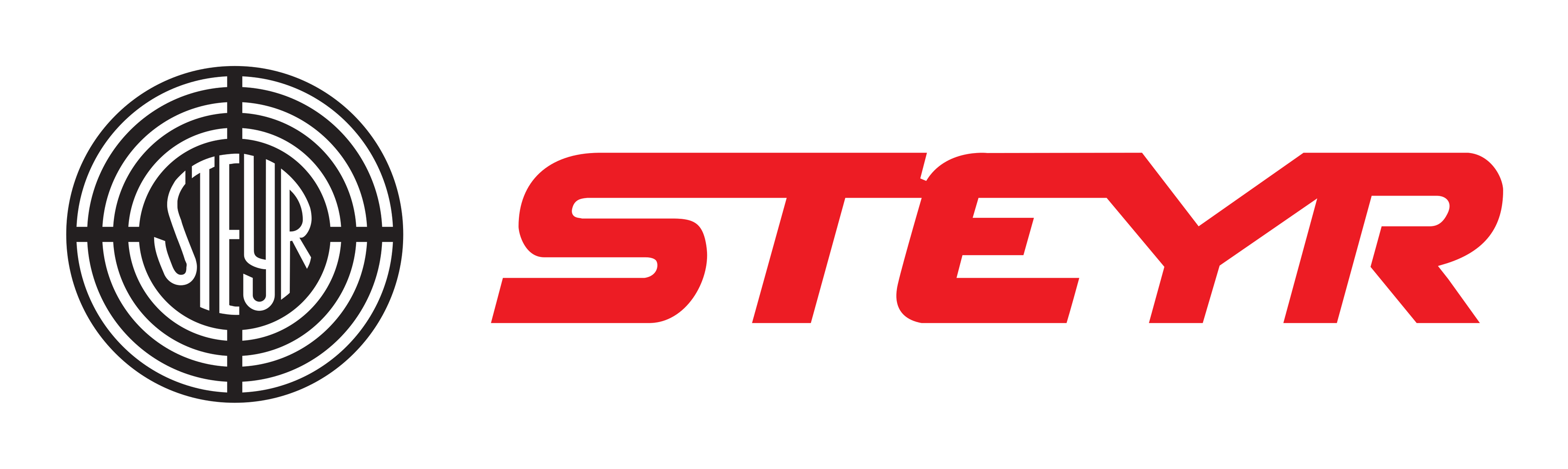 Steyr logo on a transparent background