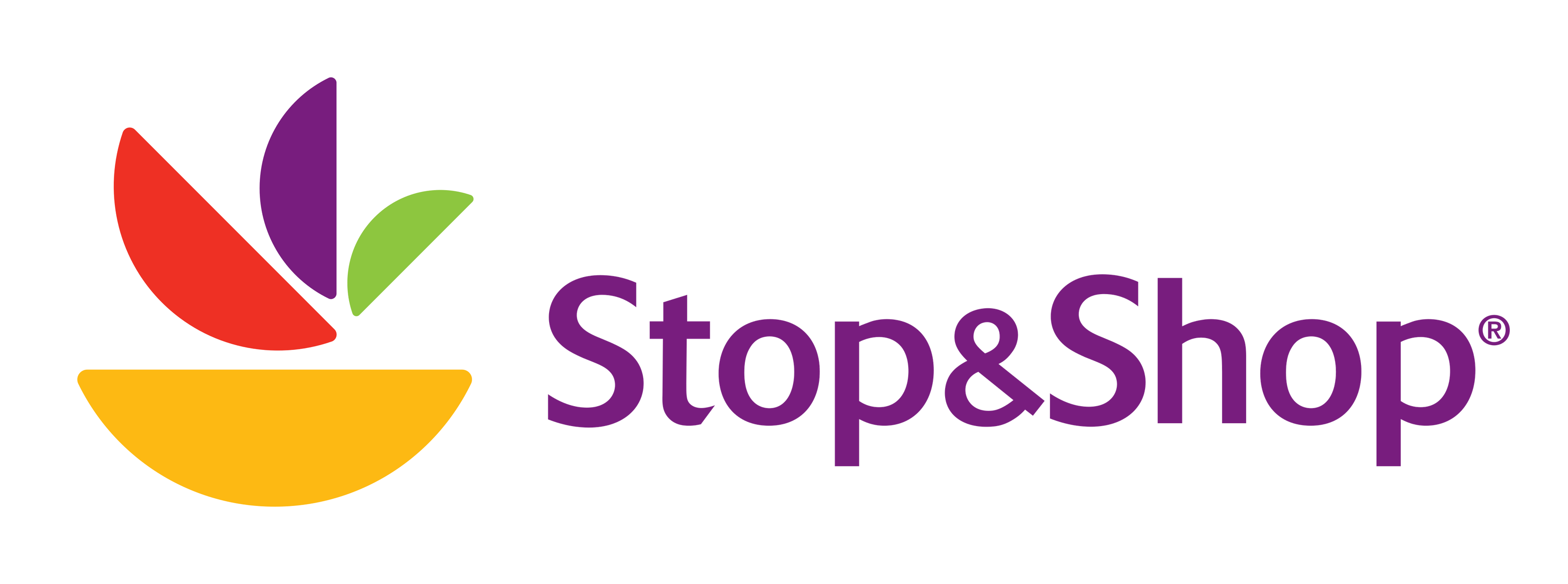 Stop and Shop logo on a transparent background