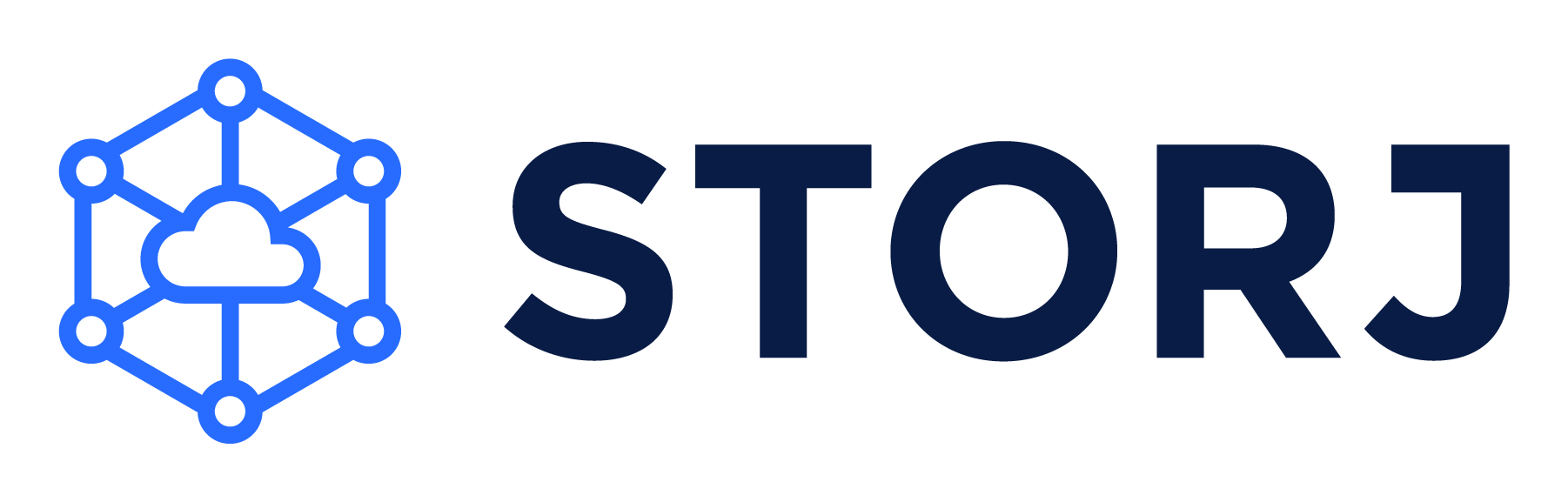 Storj logo on a transparent background