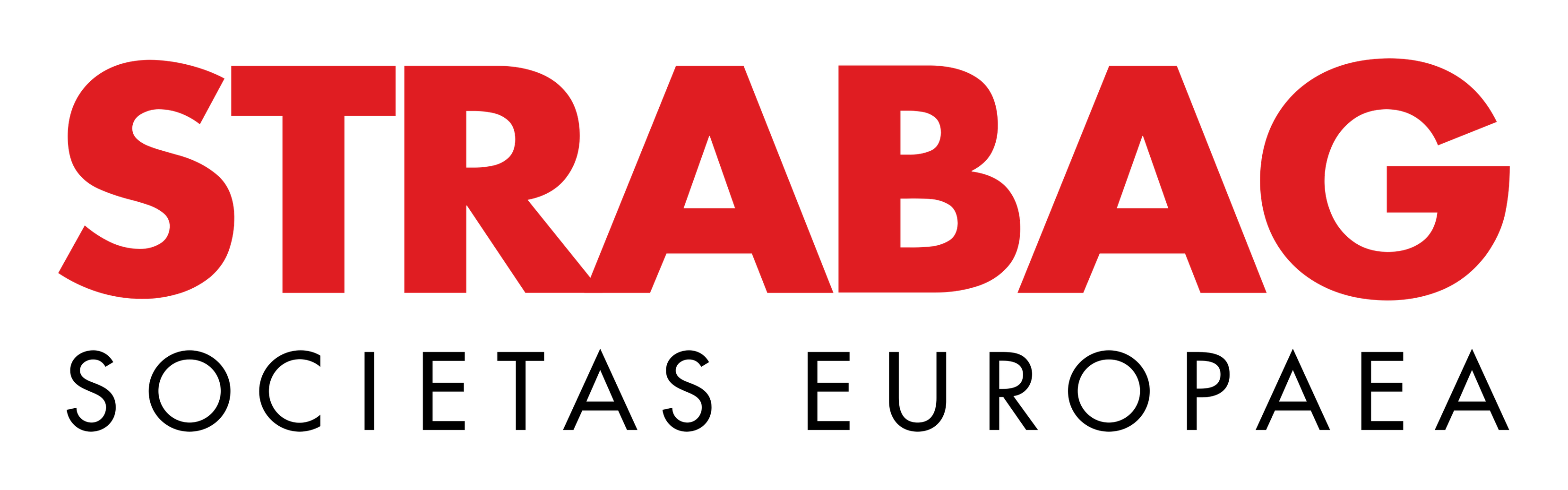 Strabag logo on a transparent background