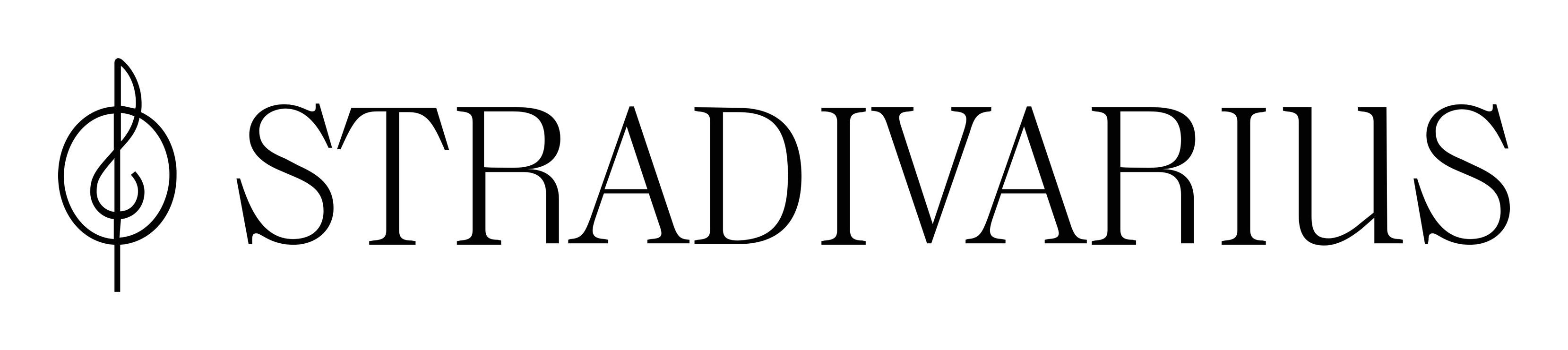 Stradivarius logo on a transparent background