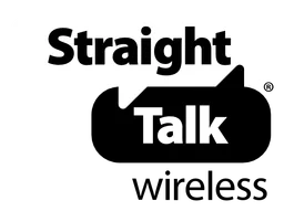 Straight Talk logo, monochrome version, on a transparent background