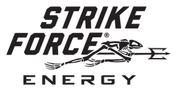 Strikeforce logo, black version, on a transparent background