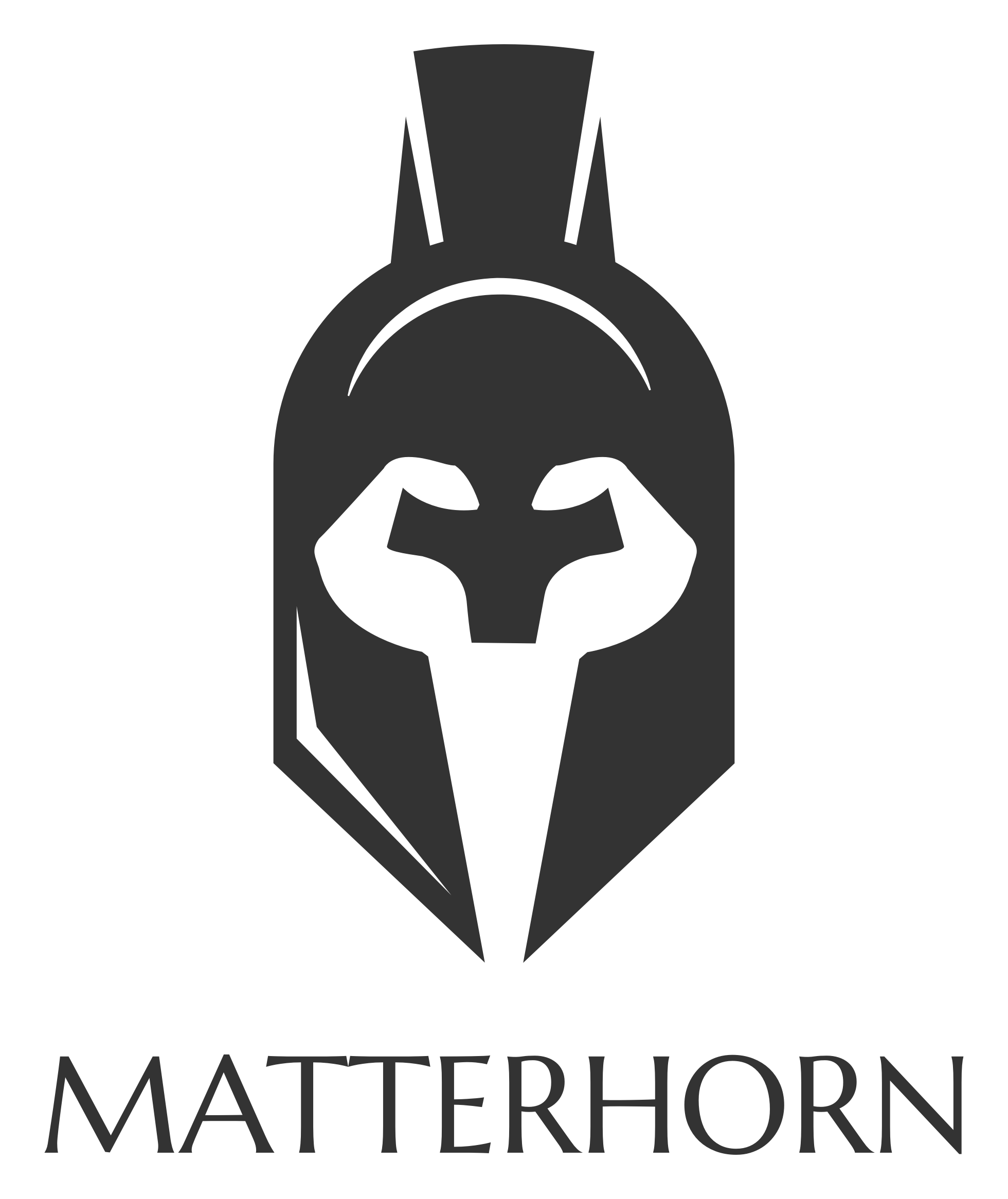 Strong logo, black icon version, on a transparent background