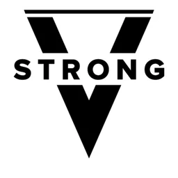 Strong logo, monochrome icon version, on a transparent background