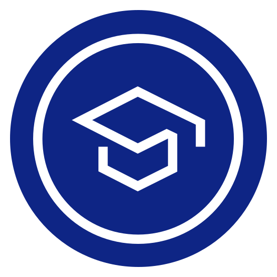 Student Coin logo on a transparent background