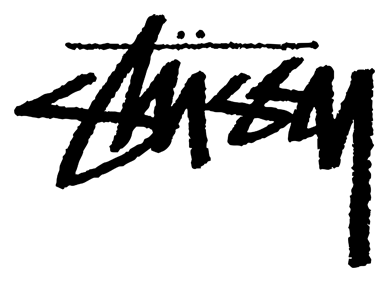 Stussy logo on a transparent background