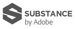 Substance logo, monochrome wordmark version, on a transparent background