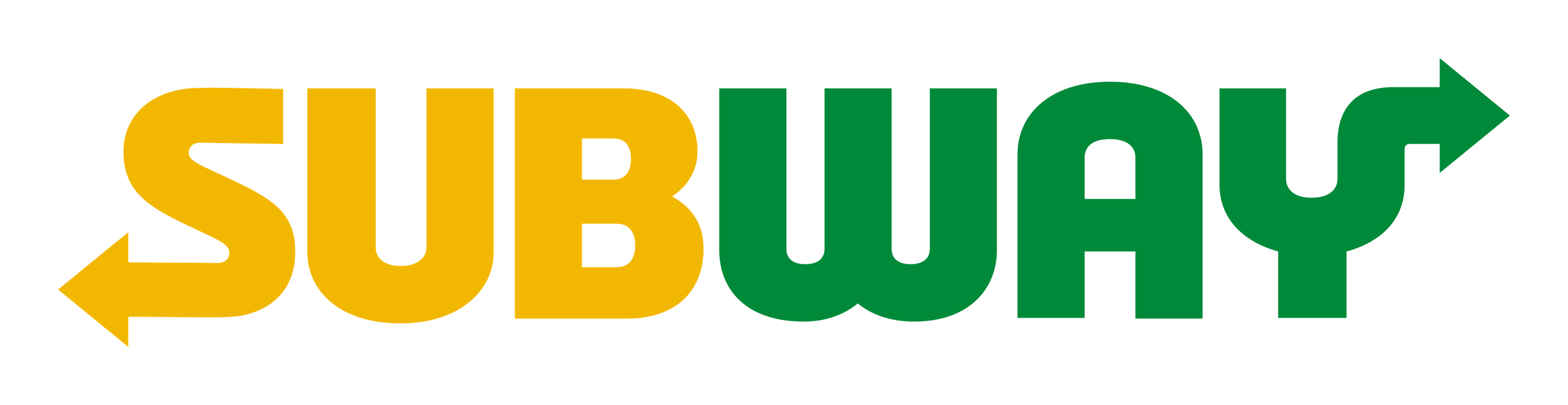 Subway logo on a transparent background