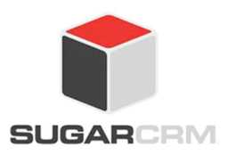 Sugarcrm logo, horizontal version, on a transparent background
