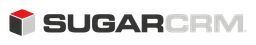 Sugarcrm logo, monochrome wordmark version, on a transparent background