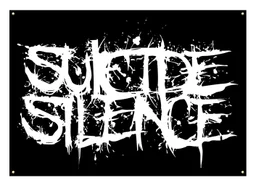 Suicide Silence logo, black version, on a transparent background