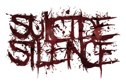 Suicide Silence logo, horizontal version, on a transparent background
