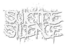 Suicide Silence logo, monochrome version, on a transparent background