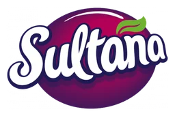 Sultana logo, horizontal version, on a transparent background
