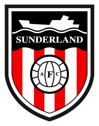 Sunderland logo, horizontal version, on a transparent background