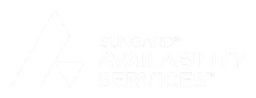 Sungard logo, white wordmark version, on a transparent background