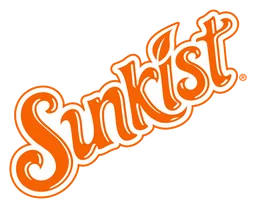 Sunkist logo, horizontal version, on a transparent background