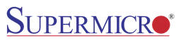 Supermicro logo, wordmark version, on a transparent background